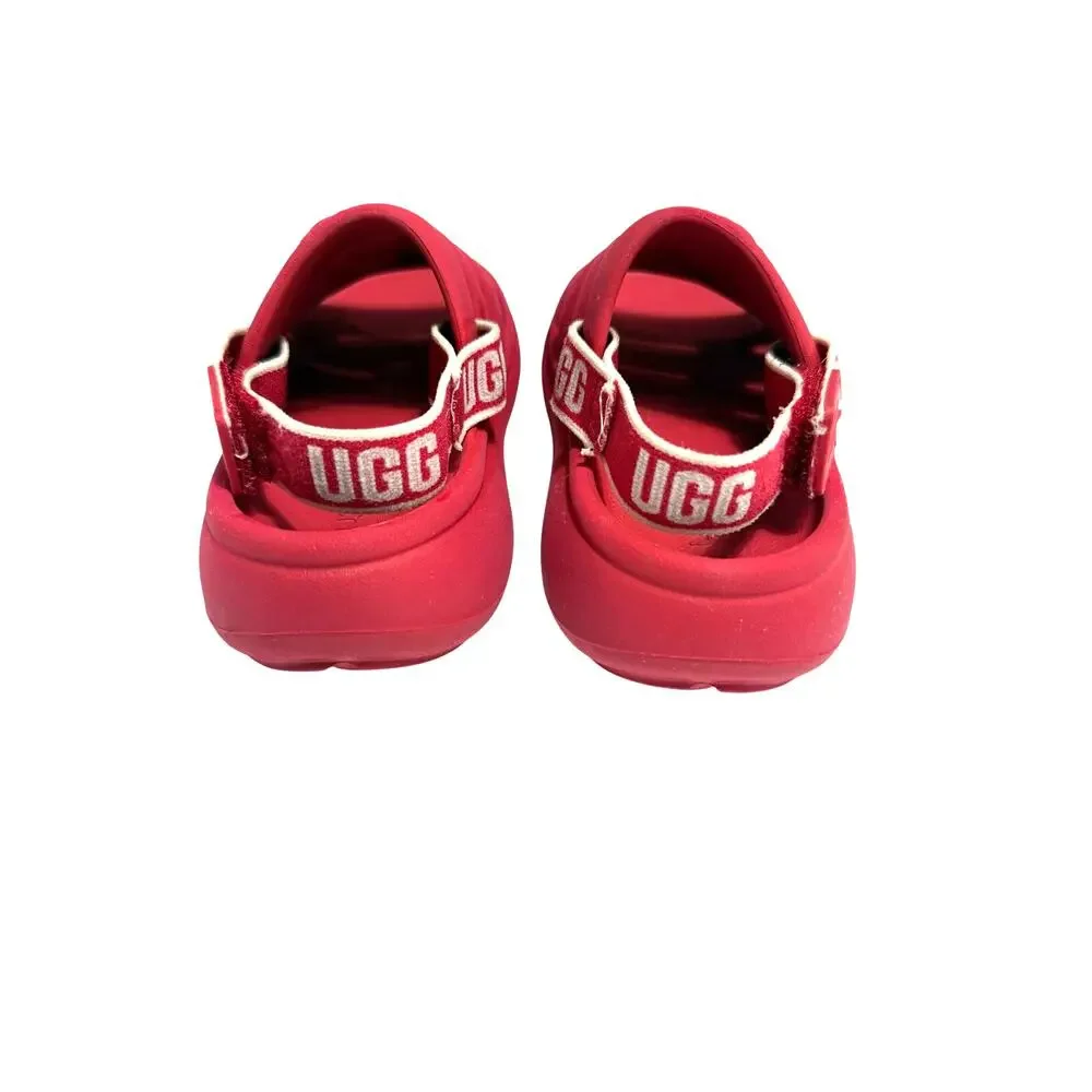 Ugg Australia Toddler Sport Yeah Slide Logo Slip-on Slide Red Toodler 8